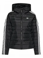 Kurtki damskie - Kurtka damska adidas puchowa Premium HM2612 Czarny Slim Fit r. S - miniaturka - grafika 1