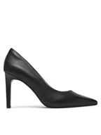 Czółenka - Calvin Klein Szpilki Pump 90 Pointy Hw Bar Lth HW0HW02527 Czarny - miniaturka - grafika 1
