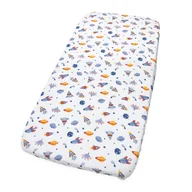 Prześcieradła dla dzieci - PRZEŚCIERADŁO MUŚLINOWE PREMIUM DO ŁÓŻECZKA Forever 58x110 cm - miniaturka - grafika 1