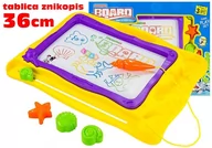 Tablice dla dzieci - Lean Toys Tablica Znikopis Morski + 3 pieczątki Kolorowe Tło - miniaturka - grafika 1