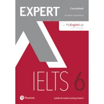 Pearson Education Limited Expert IELTS 6 Coursebook with Online Audio and MyEnglishLab Pin Pack - Pozostałe książki - miniaturka - grafika 1