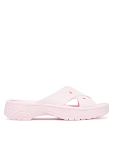 Crocs Klapki Cross Strap 210840 Różowy - Klapki i japonki damskie - miniaturka - grafika 1