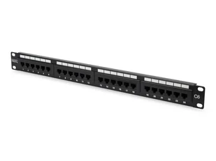 Digitus Patch panel 19" 1U 24x RJ45 LSA kat.6 (DN-91624U) - Pozostałe akcesoria sieciowe - miniaturka - grafika 1