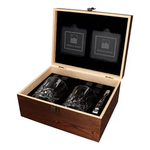 Zestaw prezentowy do whisky premium I - okrągłe szklanki - Shakery barmańskie - miniaturka - grafika 1