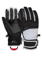 Rękawiczki - Reusch Rękawiczki narciarskie "Mikaela Shiffrin R-TEX® XT" w kolorze biało-czarnym - miniaturka - grafika 1