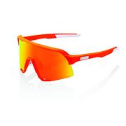 Gogle i okulary motocyklowe - 100% Okulary S3 Mathieu Van der Poel Limited Edition - Neon Orange, Jeden rozmiar - miniaturka - grafika 1