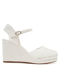 Castañer Espadryle Carolyn/142 023115 Biały - Espadryle damskie - miniaturka - grafika 1