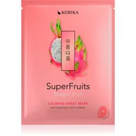 Maseczki do twarzy - KORIKA SuperFruits Dragon Fruit - Calming Sheet Mask maska łagodząca w płacie Dragon fruit 25 g - miniaturka - grafika 1