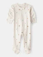 Śpiochy dla niemowląt - carter's Śpioszki w kolorze kremowym - miniaturka - grafika 1