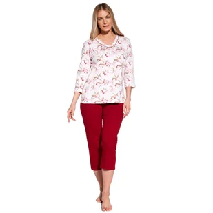Piżama damska dr adele 481/360 cornette-5xl - Piżamy damskie - miniaturka - grafika 1