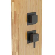 Panele prysznicowe - Corsan Basti Panel prysznicowy drewno bambusowe naturalne/czarny B002MBL - odbiór osobisty: Kraków, Warszawa - miniaturka - grafika 1