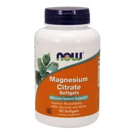 Witaminy i minerały - Now Foods Foods, USA Foods Magnesium Citrate (Cytrynian magnezu) 90 kaps. - miniaturka - grafika 1