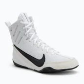 Kimona, stroje i obuwie - Nike Buty Bokserskie Machomai 3 White/Black - miniaturka - grafika 1