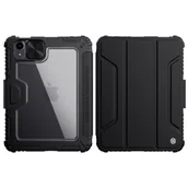 Etui do tabletów - Nillkin Nillkin Bumper Leather Case Pro pancerne etui Smart Cover z osłoną na aparat i podstawką iPad mini 2021 czarny - miniaturka - grafika 1