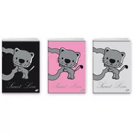 Zeszyty szkolne - ELISA Zeszyt A5 32k kratka okładka miękka SWEET LOVE EL-M8-032-KA5 - miniaturka - grafika 1