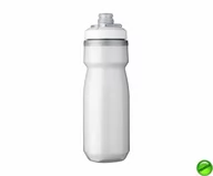 Shakery i bidony sportowe - Bidon termiczny Camelbak Podium Chill 620 ml z jonami srebra (biały) - miniaturka - grafika 1