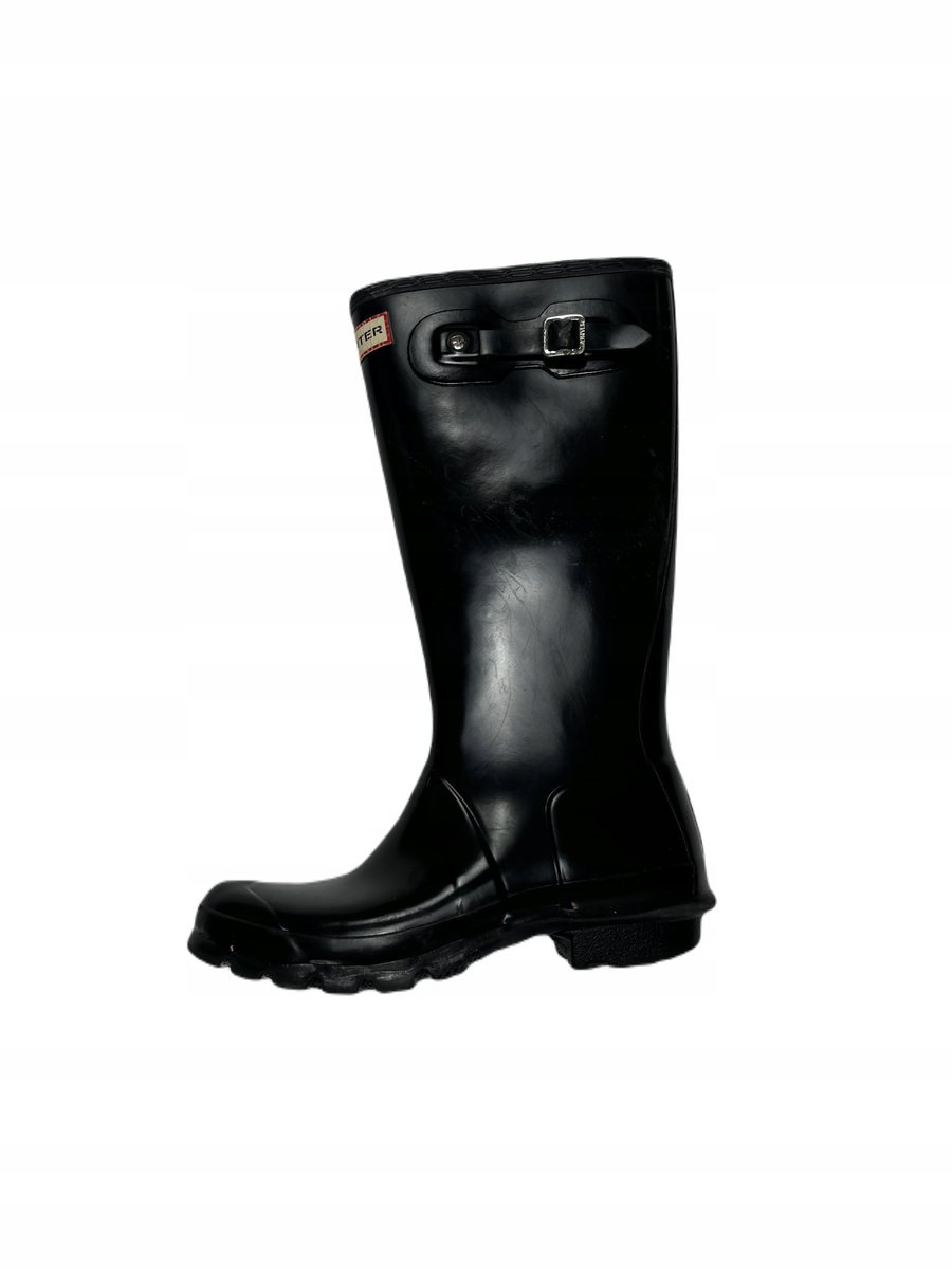 Czarne eleganckie kalosze damskie Hunter 35/36