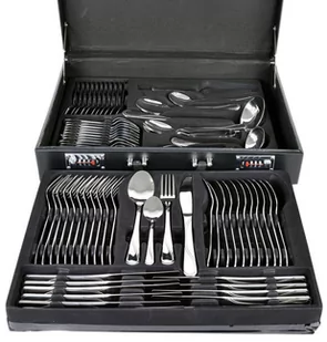 Odelo SZTUĆCE 72 ELEMENTY W WALIZCE DLA 12 OSÓB STAL NIERDZEWNA 18/10 OD1172 - Zestawy sztućców - miniaturka - grafika 1