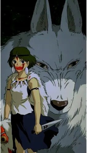 Plakat Anime Mononoke-hime mnhm_012 A2 (custom)