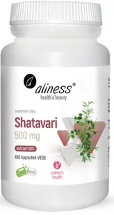 Shatavari ekstrakt 30% 500mg ALINESS - Suplementy diety - miniaturka - grafika 1