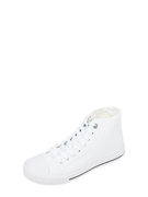 Buty dla chłopców - Sneakersy wysokie z płótna model ‘Corp’ - miniaturka - grafika 1
