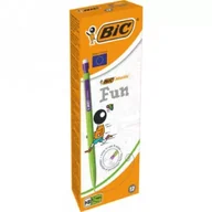 Ołówki - Ołówek z gumką HB Matic Fun 0,7mm 12szt BIC - miniaturka - grafika 1
