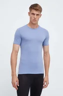 Bielizna sportowa męska - Icebreaker t-shirt funkcyjny Anatomica kolor niebieski - miniaturka - grafika 1
