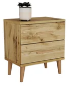 Szafki nocne - Oslo 2 Szafka Nocna Wotan Drewniane Nogi - miniaturka - grafika 1