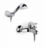 Baterie umywalkowe - Roca Bateria Wannowa Ścienna Chrom Monodin Top - miniaturka - grafika 1