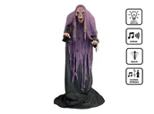 Halloween - Dekoracja stojąca garbaty szkielet - 180 cm - 1 szt. - miniaturka - grafika 1