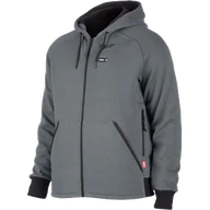 Odzież robocza - Milwaukee M12 HHGREY4-0 akumulatorowa bluza z kapturem podgrzewana 12V Li-Ion Premium kolor szary rozmiar L bez akumulatorów i ładowarki 4932480068 - miniaturka - grafika 1