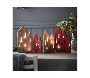 Markslöjd 705743 - LED Dekoracja bożonarodzeniowa VIEW LED/0,9W/3V drewno/czerwona - Oświetlenie świąteczne - miniaturka - grafika 1