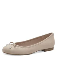 Moda i Uroda OUTLET - Marco Tozzi Damskie baleriny 2-22135-42, Dune, 38 EU, dune, 38 EU - miniaturka - grafika 1