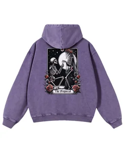Bluza oversize Grave Proposal Szkielet Róże Gotyk Mroczna Fioletowy M - Bluzy męskie Bluza oversize Grave Proposal Szkielet Róże Gotyk Mroczna Fioletowy M - Bluzy męskie - miniaturka - grafika 1