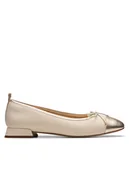 Baleriny - Clarks Baleriny Ubree15 Poppy 26181326 Beżowy - miniaturka - grafika 1