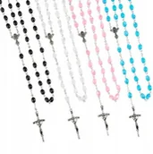 Różańce - Różaniec do Pierwszej Komunii łezka kolorowe - miniaturka - grafika 1