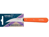 Noże - Opinel Nóż do jarzyn No. 114 zakrzywione ostrze ze stali nierdzewnej z uchwytem z drewna bukowego 254393 - miniaturka - grafika 1