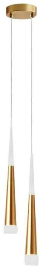 Lampa stożek LED klosz wisząca sufitowa AT51-2SL-Gold