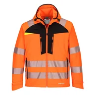 Odzież robocza - PORTWEST DX475 SOFTSHELL OSTRZEGAWCZY DX4 (3L); POMARAŃCZOWY/CZARNY - miniaturka - grafika 1