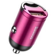 Ładowarki samochodowe - Baseus Baseus Tiny Star Mini QC 3.0 1USB 30W różowy BRA007448 - miniaturka - grafika 1