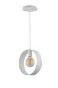 Lampy sufitowe - Sigma Stylowa lampa wisząca biura i domu HAPPY E27 60W szer. 25cm biały 32286 - miniaturka - grafika 1