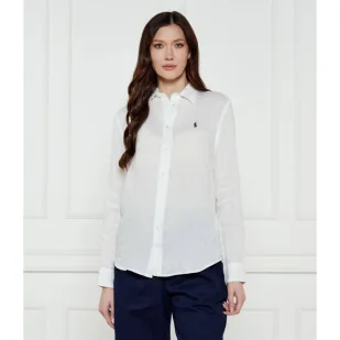 POLO RALPH LAUREN Lniana koszula Classic fit - Koszule damskie - miniaturka - grafika 1