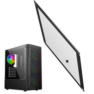 Akcesoria do komputerów stacjonarnych - Lewy panel boczny do obudowy Gembird FORNAX 400x szkło - miniaturka - grafika 1