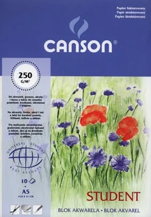 Canson blok do akwareli, format A5 - Podobrazia, bloki, papiery - miniaturka - grafika 3
