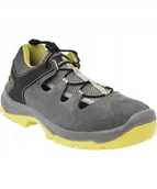 Obuwie robocze - DELTA PLUS MAZURY S1P ESD SRC SANDAŁY Z DWOINY SKÓRZANEJ WELUR - S1P ESD SRC; SZARY - miniaturka - grafika 1