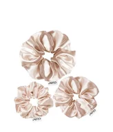 Ozdoby do włosów - GLOV Scrunchies 3 Pack S/M/L - Champagne Gumka do włosów 3 szt. - miniaturka - grafika 1
