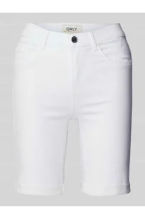 Szorty jeansowe o kroju slim fit z przeszytym brzegiem model RAIN - Only - Spodnie sportowe damskie - miniaturka - grafika 1
