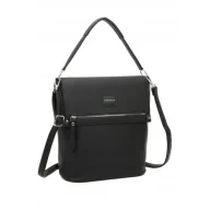 Torebki damskie - Torebka Damska Shopper na Ramię LUIGISANTO Czarna - miniaturka - grafika 1