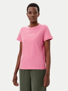 Tom Tailor T-Shirt 1045543 Różowy Regular Fit - Koszulki i topy damskie - miniaturka - grafika 1