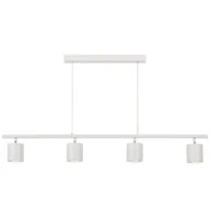 Lampy sufitowe - NOWOCZESNA LAMPA WISZĄCA BIAŁA BOLT W4 - miniaturka - grafika 1